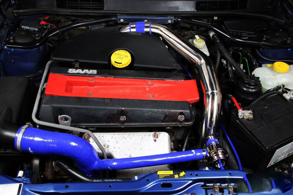 SAAB 900/9-3 94-00 Pressure pipe with Black hoses