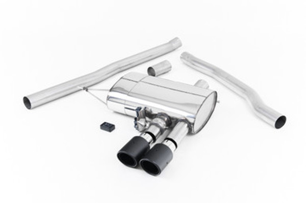Milltek Sport Cat-Back ValveSonic Non-resonated (louder). Carbon Fibre Tips - inc Bluetooth Valve Control