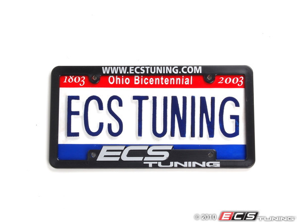 ECS Tuning License Plate Frame - Silver