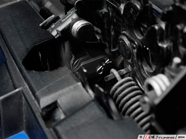 Billet Aluminum Hood Pull Release Rod - Black anodized | ES2748122