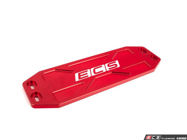 Billet Aluminum Tunnel Brace - Front - Red Anodized