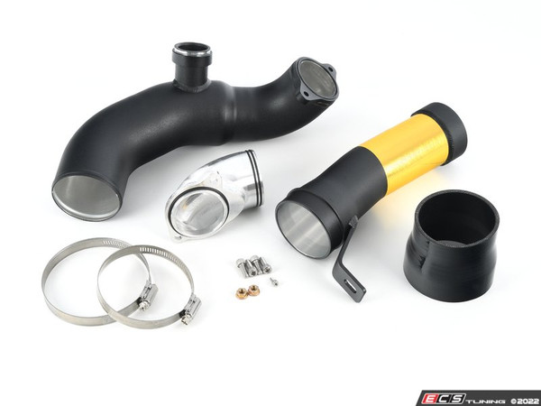 S55 Turbo Inlet Pipes - Powdercoated Black S55 Turbo Inlet Pipes - Powdercoated Black