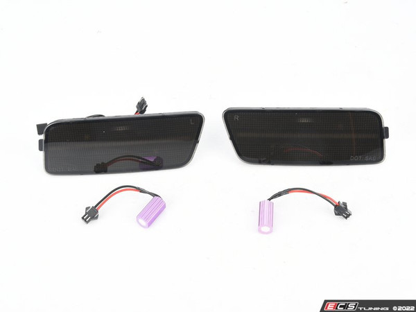 VW MK6 GTI LED Bumper Side Marker Set - Smoked