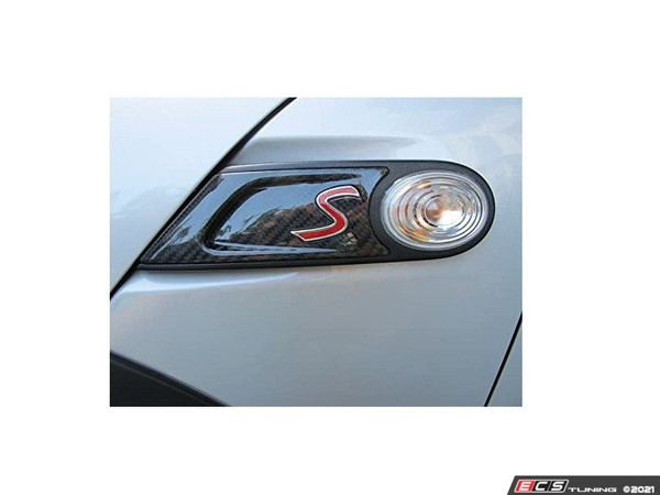 Side Turn Signal Scuttles "S" Carbon Fiber Covers