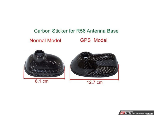 Roof Antenna Base Carbon Fiber Cover