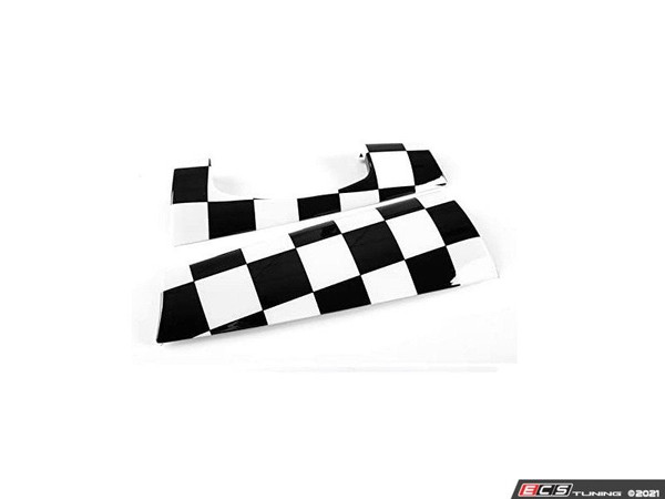 Checkered Dash Trim Covers - Set
