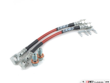 Exact-Fit Stainless Steel Brake Lines - Rear | ES3524708