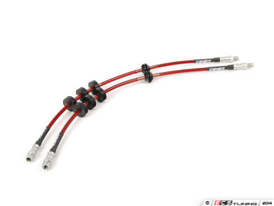 Exact-Fit Stainless Steel Brake Lines - Front | ES3638696