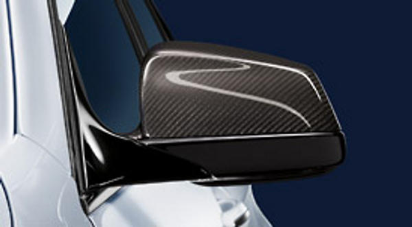 BMW Performance Carbon Fiber Mirror Cap Set (w/ lane & surround view) for BMW F10 550 BMW Performance Carbon Fiber Mirror Cap Set (w/ lane & surround view) for BMW F10 550