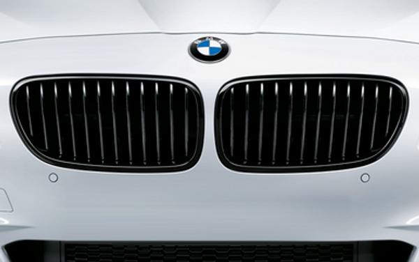 BMW Performance Black Kidney Grille Set for BMW F10 550