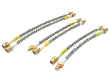 EST DOT Approved S/S Brake Lines - Kit (6 line kit) - S4 B5 Quattro