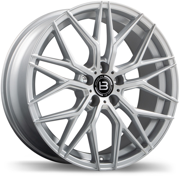 BR10 19x8.5 5x114.3mm +35 68.2mm | Gloss Siliver Finish