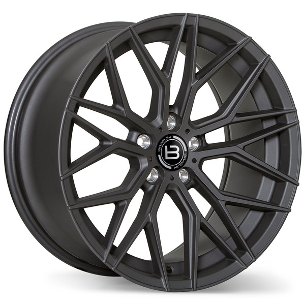BR10 19x9.5 5x114.3mm +25 59.6mm | Matte Graphite Finish