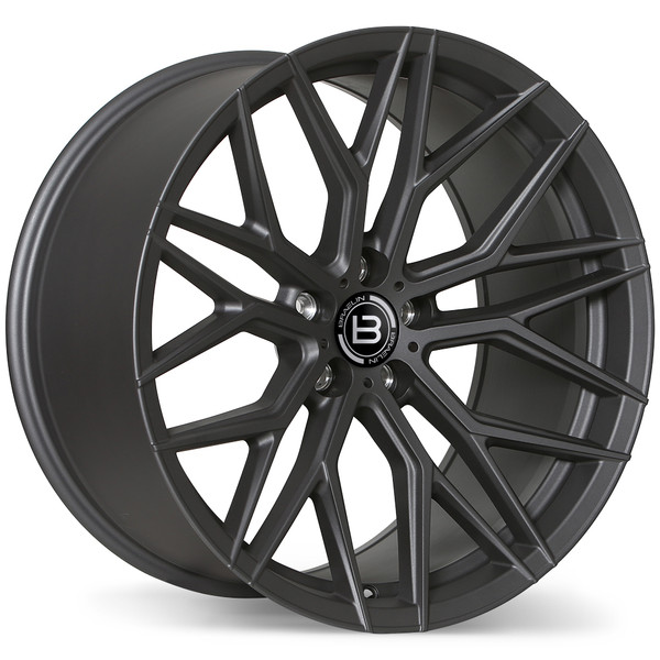 BR10 20x10.5 5x110mm +30 65.1mm | Matte Graphite Finish