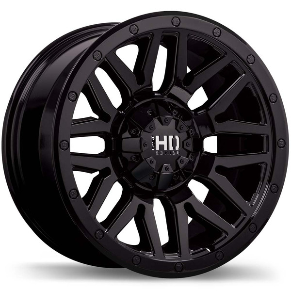 Menace 17x8.0 5x127 / 139.7mm +15 87.1mm | Gloss Black Finish