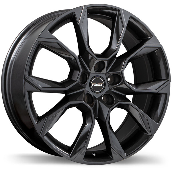 Aventure 16x6.5 5x114.3mm +45 66.1mm | Gloss Gunmetal Finish