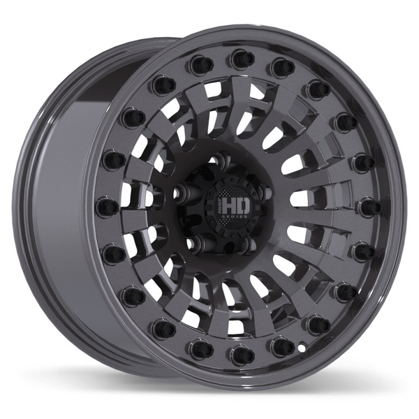 Shred 17x9.0 5x127mm +0 71.5mm | Gloss Gunmetal Finish