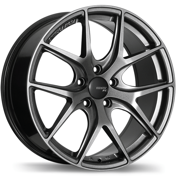 FC04 18x8.0 5x120mm +30 72.6mm | Titanium Finish