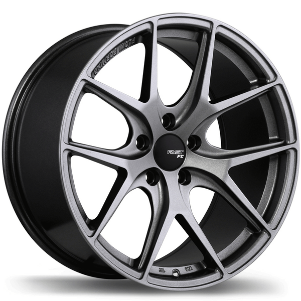 FC04 18x9.0 5x114.3mm +30 72.6mm | Titanium Finish