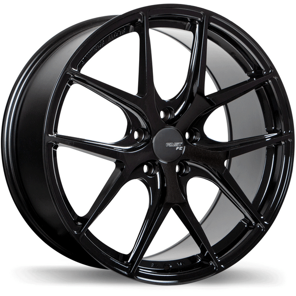 FC04 19x8.5 5x112mm +45 72.6mm | Metallic Black Finish