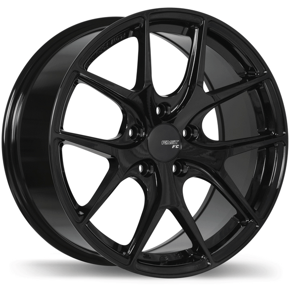 FC04 19x9.5 5x114.3mm +35 72.6mm | Metallic Black Finish