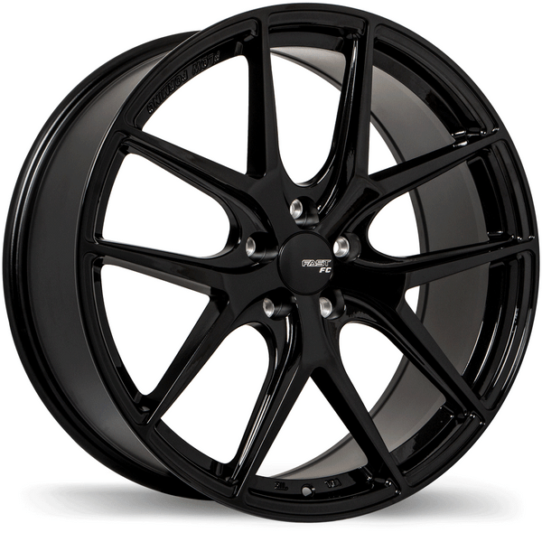 FC04 17x8.0 5x108mm +35 72.6mm | Metallic Black Finish