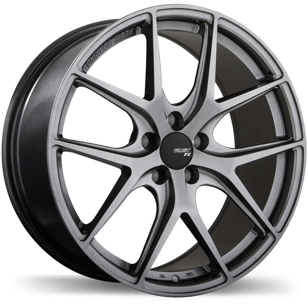 FC04 17x8.0 5x100mm +35 72.6mm | Titanium Finish