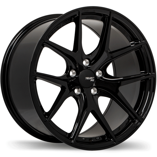 FC04 19x9.5 5x100mm +45 72.6mm | Metallic Black Finish