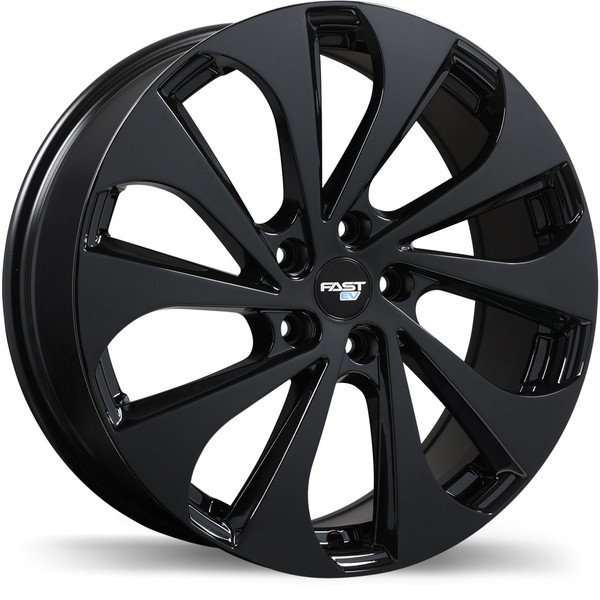 EV05 17x7.0 5x114.3mm +50 67.1mm | Gloss Black Finish