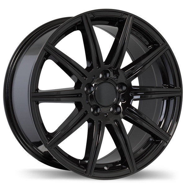 R157 19x8.5 5x112mm +45 66.5mm | Gloss Black Finish