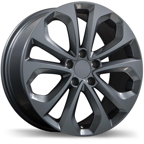 R191 18x8.0 5x114.3mm +50 64.1mm | Gloss Gunmetal Finish