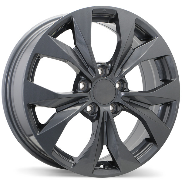 R192 17x7.0 5x114.3mm +45 64.1mm | Gloss Gunmetal Finish