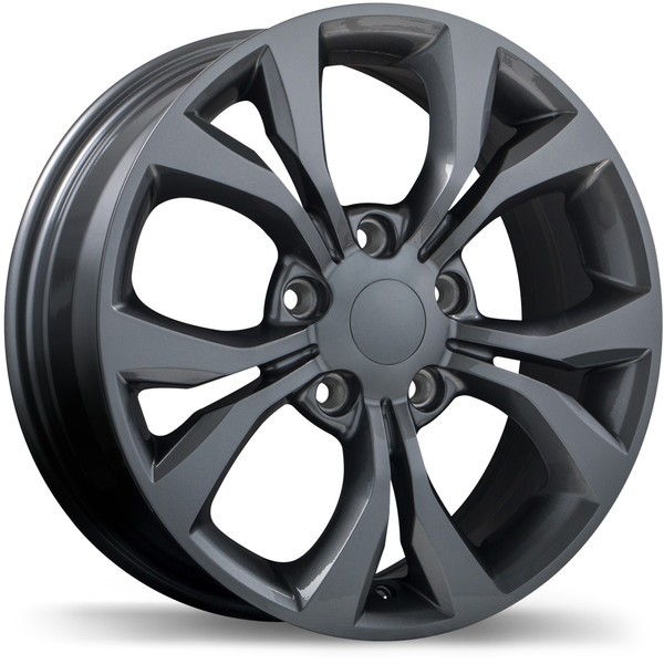 R197 17x6.5 5x127mm +40 71.5mm | Gloss Gunmetal Finish