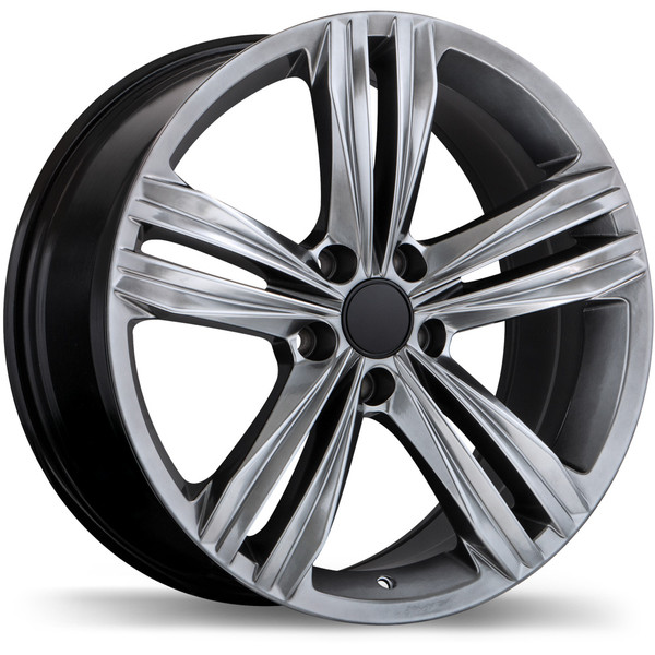 R205 17x7.5 5x112mm +45 57.1mm | Dark Hyper Silver Finish