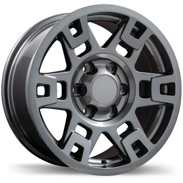 R213 17x8.0 6x139.7mm +5 106.1mm | Gloss Gunmetal Finish