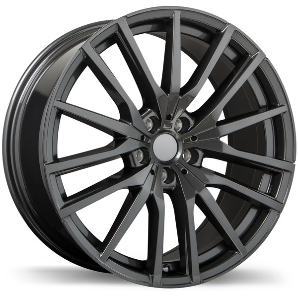 R233 21x9.5 5x112mm +37 66.6mm | Gloss Gunmetal Finish