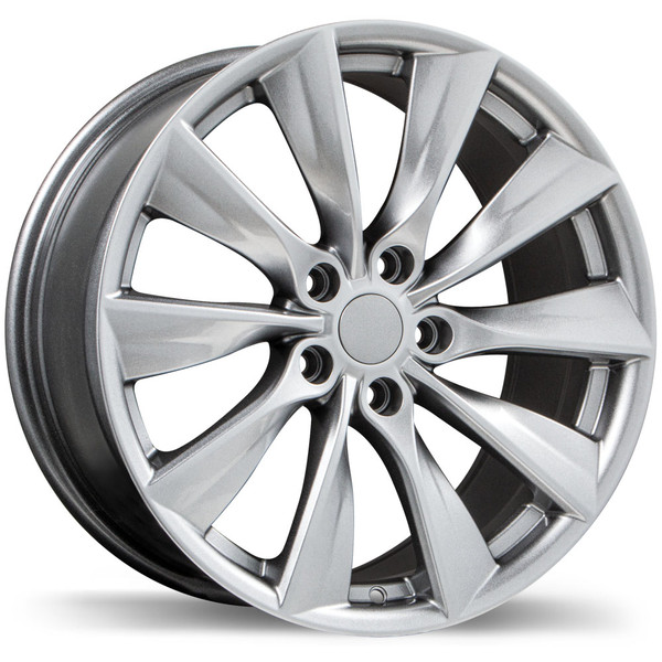 R241 18x8.5 5x114.3mm +40 67.1mm | Gloss Siliver Finish