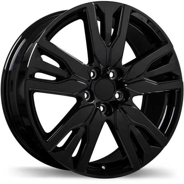 R244 20x8.0 5x120mm +55 64.1mm | Gloss Black Finish