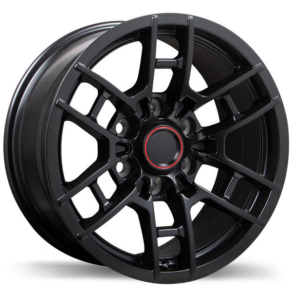 R258 17x8.0 6x139.7mm +5 106.1mm BLK / SAT