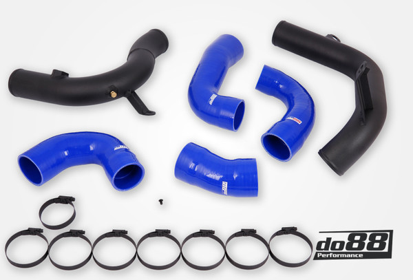 AUDI / VW - 1.8 / 2.0 TSI (MQB) OEM IC Pressure pipes, Blue hoses