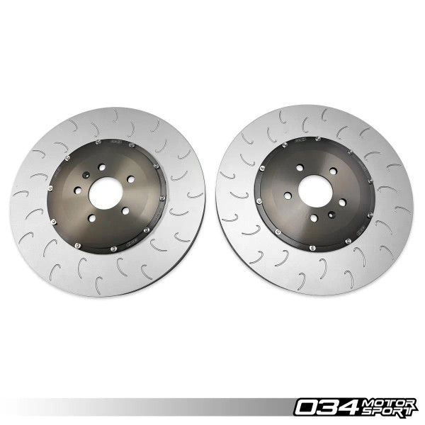 2-Piece Floating Front Brake Rotor Upgrade Kit for Audi C7 S6/S7