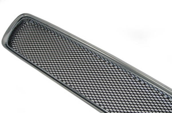 Mesh Grille - S60 01-04 Chrome Frame w/BLK Mesh