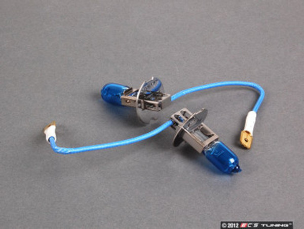 Super White H3 Halogen Bulb - Pair