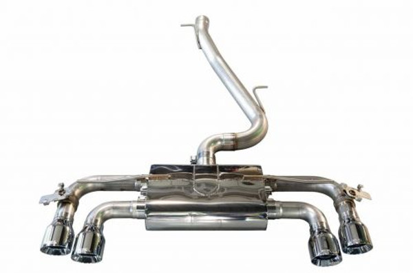 AWE Tuning Mk7 Golf R SwitchPath Exhaust With Chrome Silver Tips, 102mm
