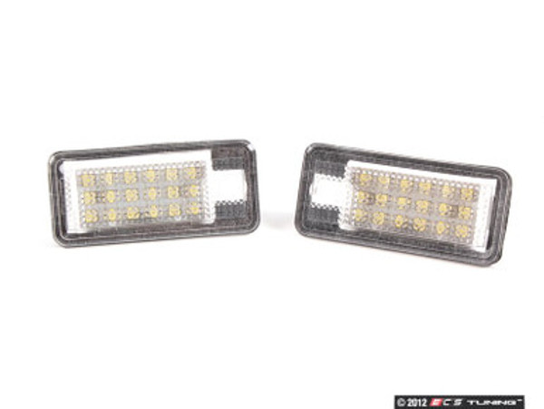 LED License Plate Light Assembly - Set