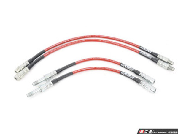 Exact-Fit Stainless Steel Brake Lines - Front and rear Kit