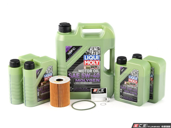 Panamera V6 Oil Change Kit - Molygen 5w-40