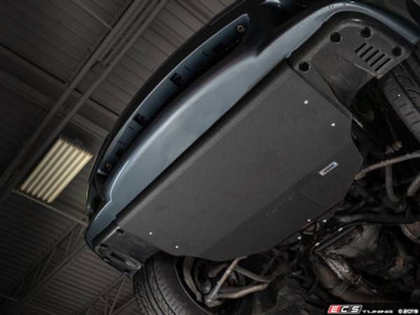 Turner E39 M Aluminium Skid Plate - Wrinkle Black Powder Coat