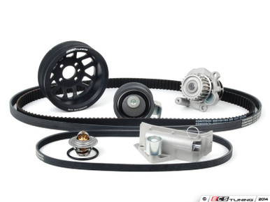 ECS Tuning Ultimate 1.8T Timing Belt Kit- With Black ECS Crank Pulley