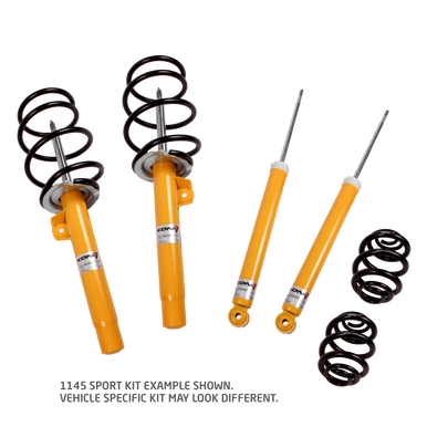 KONI Sport/Eibach Kit- 4 Sport (yellow) dampers, 4 Eibach lowering springs | 1145 1146